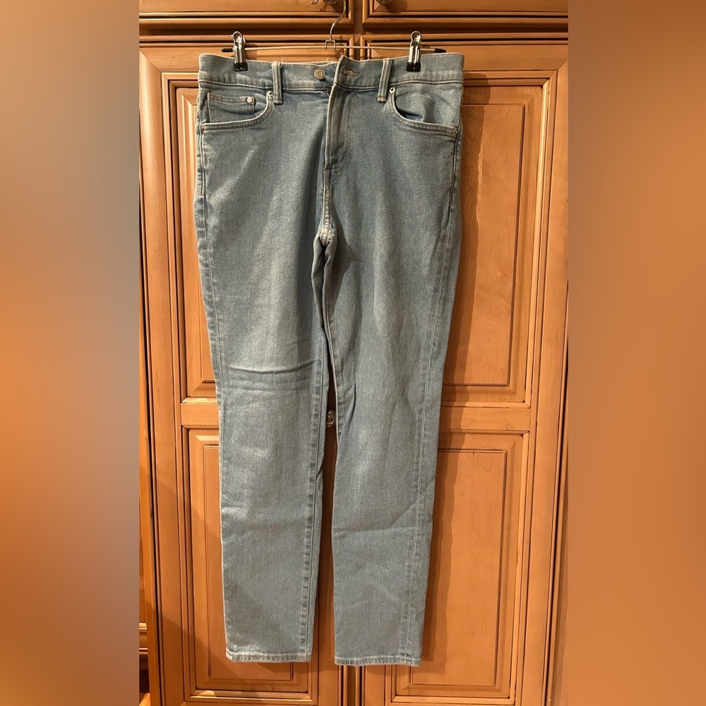 H&M Men's Blue Skinny Coupe Moulante Jeans